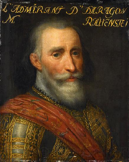 Jan Antonisz. van Ravesteyn Portrait of Francisco Hurtado de Mendoza, admiral of Aragon.
